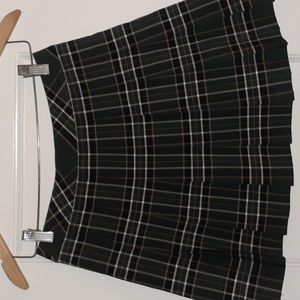 Aritzia SUNDAY BEST plaid mini skirt